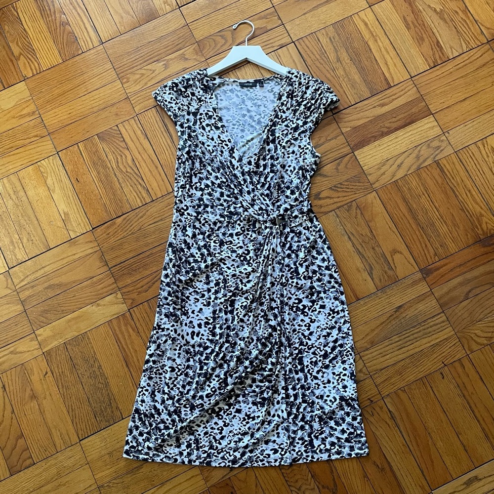 Apt. 9 Black and White Animal Print Dress / Size S